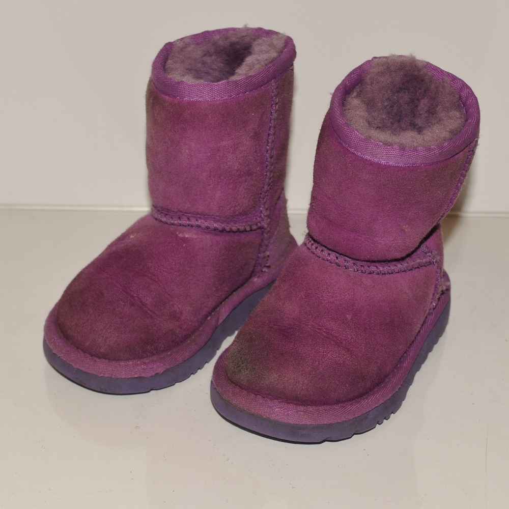 Classic Boot UGG Boots Purple 5251T Girls 6 3084 - Picture 2 of 8